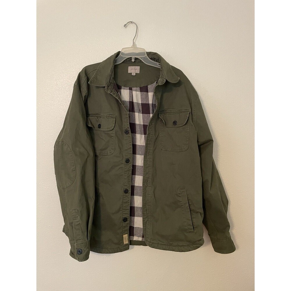 Men’s Jachs New York Coat Work Jacket Shacket Cotton Blend Fleece Lined, size L